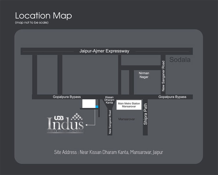 UDB Indus Location Map UDB Indus Location Map